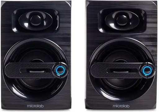 Акустическая система Microlab 2.0 B-23 6Вт MDF USB Black (B-23) - фото 2