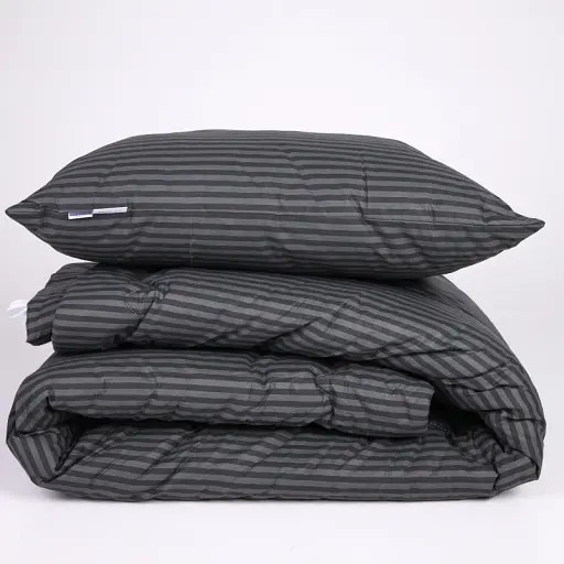 Набір MirSon №1065 Сolor Fun Line Stripe Black Thinsulate 155 х 215 см чорний (2200010875607) - фото 3