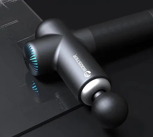 Перкусійний масажний пістолет Booster Lightsaber тригерних точок Massage Gun - фото 3