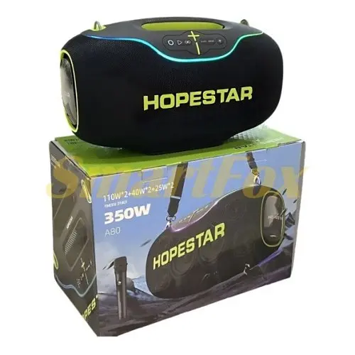 Колонка bluetooth Hopestar A80 чорний - фото 2