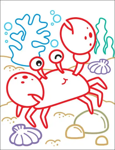 Кольорові зафарбовки: Восьминіжок - фото 4