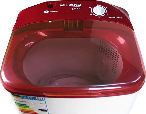 Стиральная машина Milano XPB-30 PA Red - фото 3