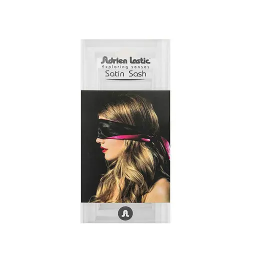 Пов'язка-стрічка із сатину 2-в-1 Adrien Lastic Satin Sash (пов'язка на очі та стрічка для зв'язування) - фото 3