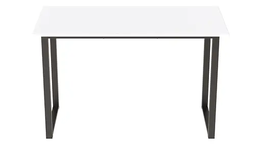 Стіл письмовий Кнап 2 Ferrum-decor 750x1400x700 Чорний метал ДСП Білий 16 мм (FRD-106426) - фото 5