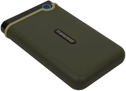 Зовнішній жорсткий диск Transcend HDD 2.5" USB 2TB StoreJet 25M3 Military Green Slim (TS2TSJ25M3G) - фото 2