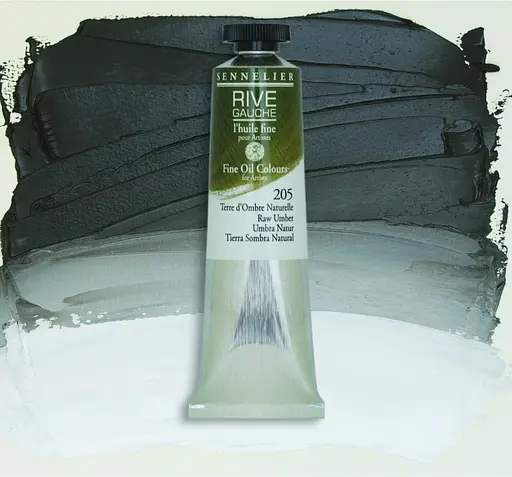 Масляная краска Rive gauche 40 мл, Умбра натуральная (Raw Umber) - фото 2
