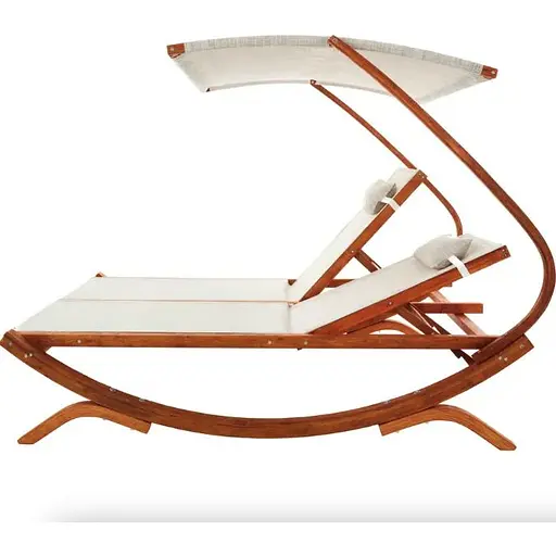 Садовий шезлонг Di Volio Pionza двомісний бежевий - фото 7