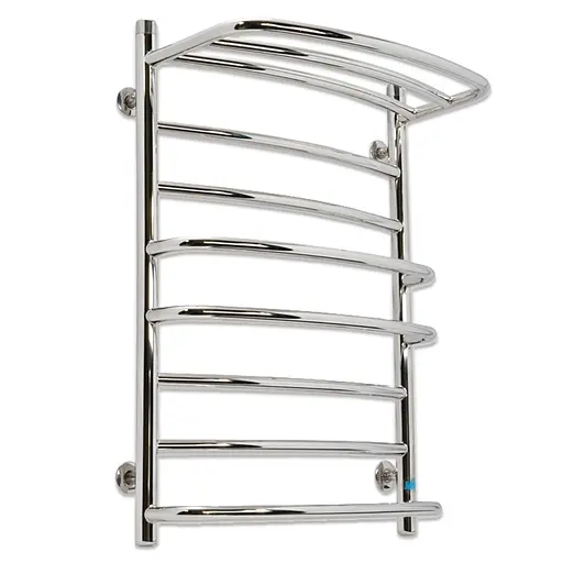 Водяна рушникосушка Laris Євромікс П8 500x800 з полицею 71207600, Хром - фото 1