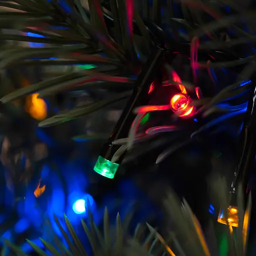 Гірлянда електрична Luca lighting 100 LED ламп 2 м різнокольорова - фото 3