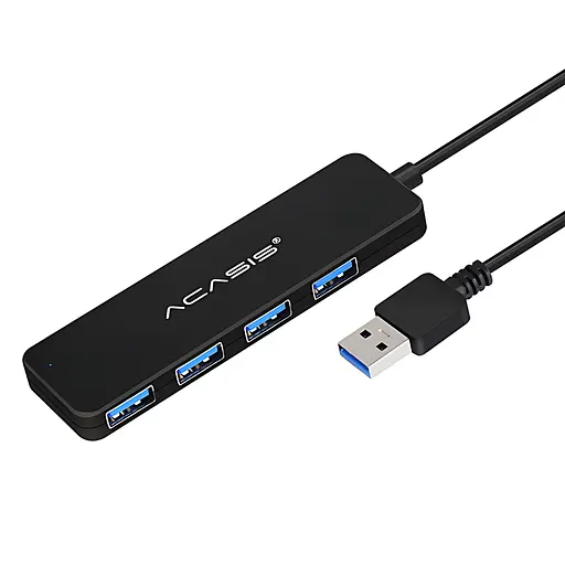 USB hub Acasis AB3-L42 на 4 порта USB 3.0 (Черный)
