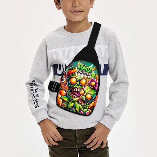 Сумка через плечо детская Растения против зомби 29х17 см сумка слинг для мальчика (02143)
