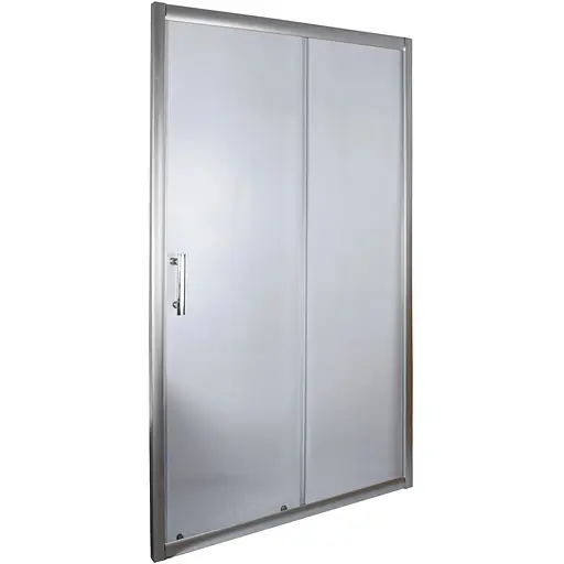 Душевые двери Bravo Tormes 100FS 2 уп., универсальные, матовый, хром матовый - фото 1