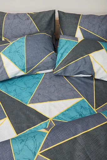 Підковдра Moon&Star Мікросатин Premium Triangles Полуторна Євро 160x220 см - фото 4