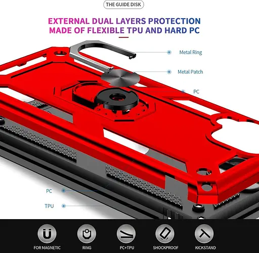 Чохол LeYi, сумісний із чохлом для мобільного телефону Samsung Galaxy A12 та плівкою із загартованого скла Чохол LeYi - фото 6