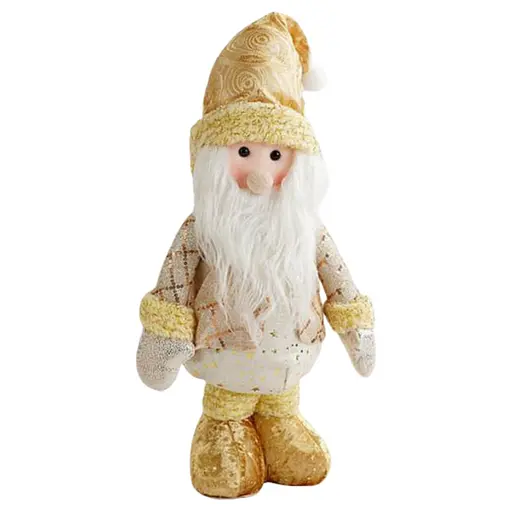 Новогодняя декоративная игрушка  C 67888 с телескопическими ножками, дедушка мороз