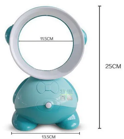 Настольный портативный мини вентилятор USB Bladeless Fan MX-483 Голубой - фото 4