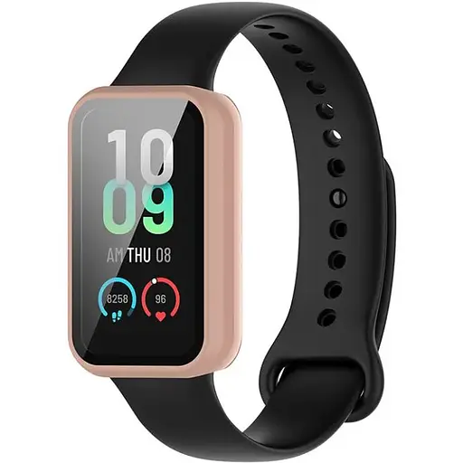 Чехол-накладка DK Пластик Gloss Glass Full Cover для Xiaomi Amazfit Band 7 (pink) - фото 2