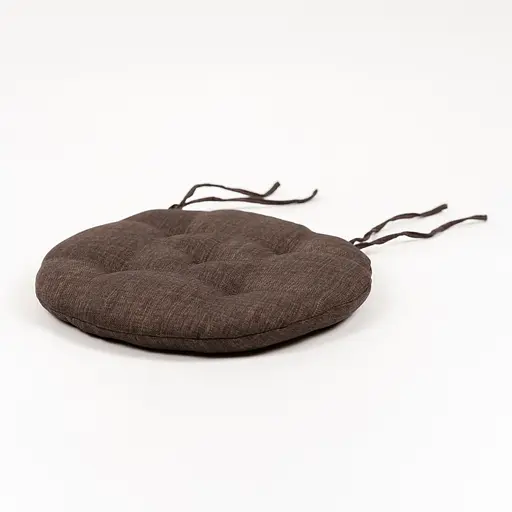 Подушка для стула Sonex Jordan Ø40 см коричневая (SO102558) - фото 3