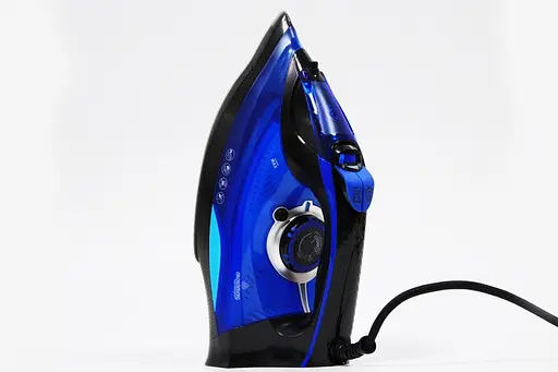 Гладильный утюг Crownberg CB-7442 Керамическое покрытие 2200Вт Резервуар для воды 420мл Синий/Черный - фото 2
