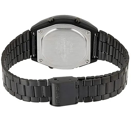 Чорні чоловічі годинники наручні сталеві оригінальні Японія Casio Collection B640WB-1AEF - фото 3