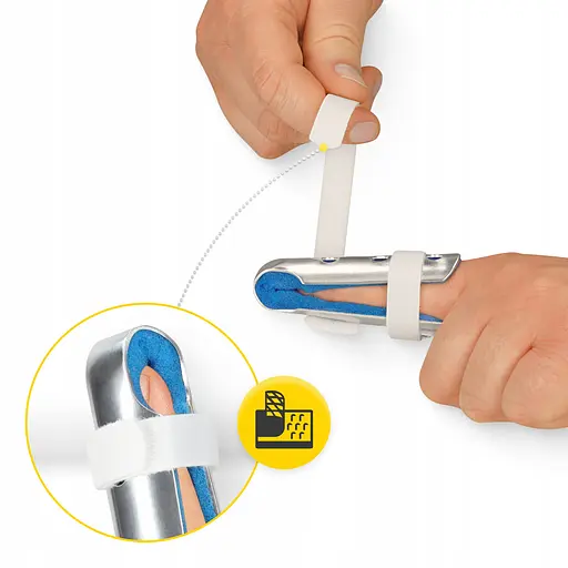 Фіксатор (бандаж) для пальця руки 4FIZJO MED 1 шт Size M (P-5905973407403) - фото 7