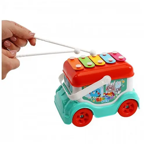 Дитяча музична іграшка "Автобус-ксилофон" ТехноК 9857TXK - фото 5