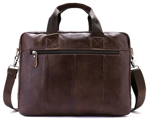 Сумка кожаная мужская Vintage 24х35х7 см 000154054 - фото 3