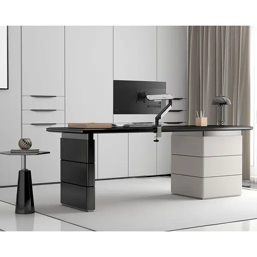 Настільне кріплення для монітора Anda Seat Stealth Pro II 17"-42" White (AD-W-A9-1S-BW) [123484] - фото 12