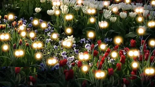 Світильник Sun Lamp Firefly Skylight із зеленим листям садовий декоративний 2 шт - фото 8