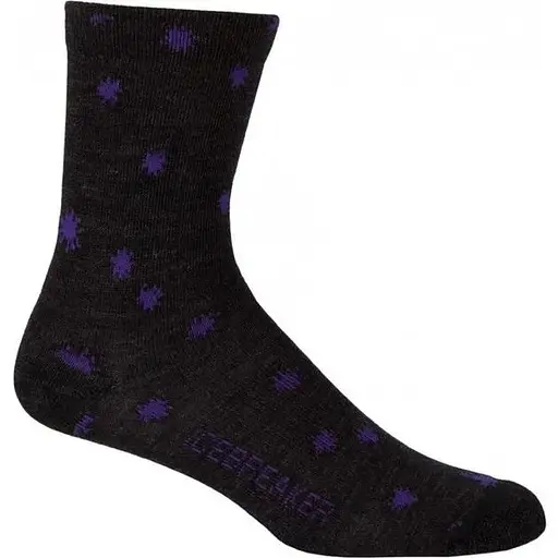 Шкарпетки Icebreaker City UltraLite Starry Night 3/4 Crew Jet/Wisteria L (1052-100 111 H61 L)