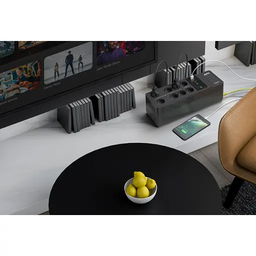 Устройство бесперебойного питания APC Back-UPS 1050VA 600W (BE1050G2-GR) - фото 5