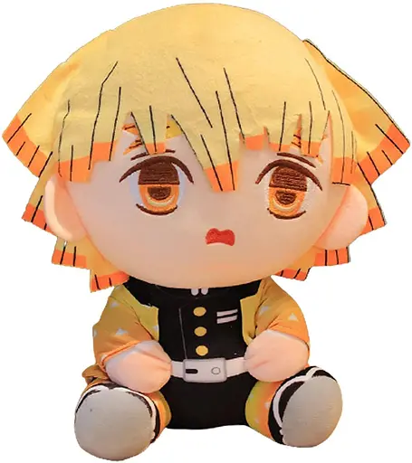 М'яка іграшка Клинок розсікаючий демонів Зіницю Demon Slayer Kimetsu no Yaiba Zenitsu 20 см P DS 24 - фото 1