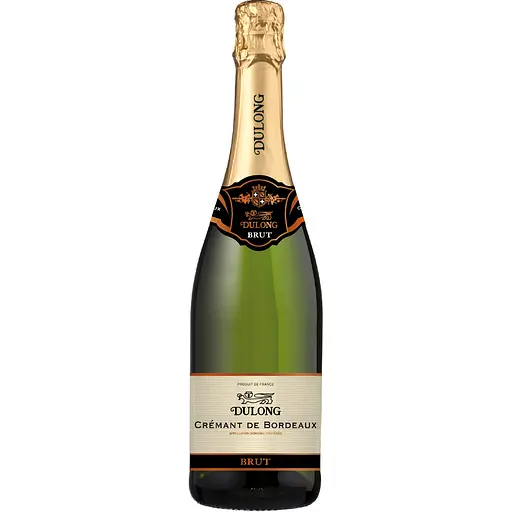 Вино игристое Dulong Cremant De Bordeaux Brut белое брют AOP 11.5-12% 0.75 л