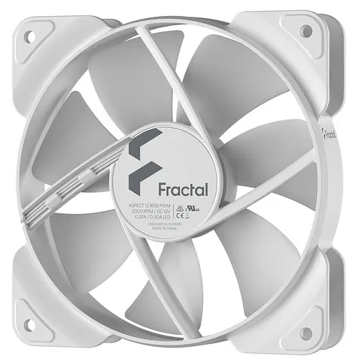 Вентилятор Fractal Design Aspect 12 RGB PWM White (FD-F-AS1-1209) - фото 4