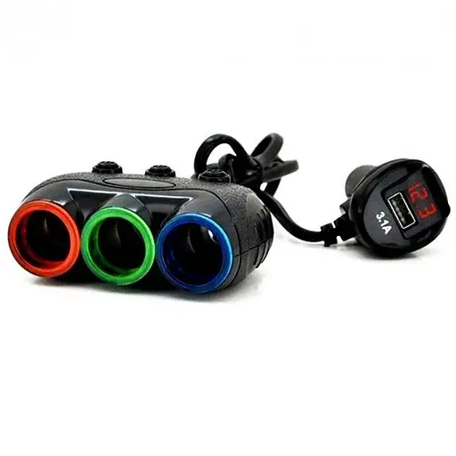 Автомобильный адаптер-хаб Olesson 1633 - фото 2