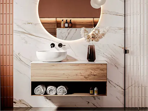 Умивальник Miraggio Mark 425 глянсовий 0002682, Білий - фото 7