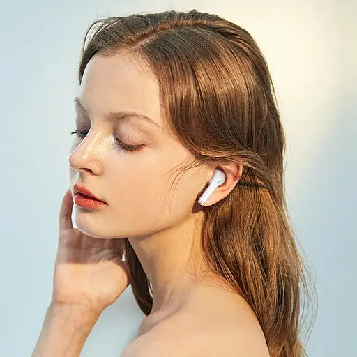 Бездротові TWS навушники Hoco EQ2 Plus, вакуумні, BT5.4, 40mAh, 320mAh, 7h, white - фото 5