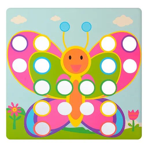 Детская мозаика с вкладышами SK 0005, 46 фишек - фото 10