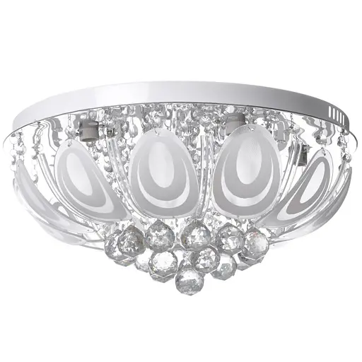 Люстра Brille потолочная торт с пультом LED E14 60W RGB WH (BCL-652S/5)