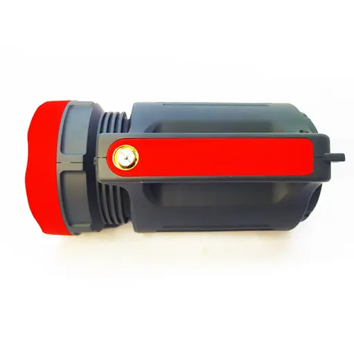 Аккумуляторный ручной фонарик Opera Digital OP-2886 со встроенным Power Bank переносной с ручкой и боковой лампой 5 Вт Черный - фото 4