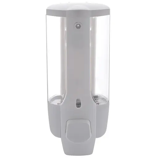 Дозатор для рідкого мила настінний білий Zerix LR406 ZX2717, Білий - фото 1