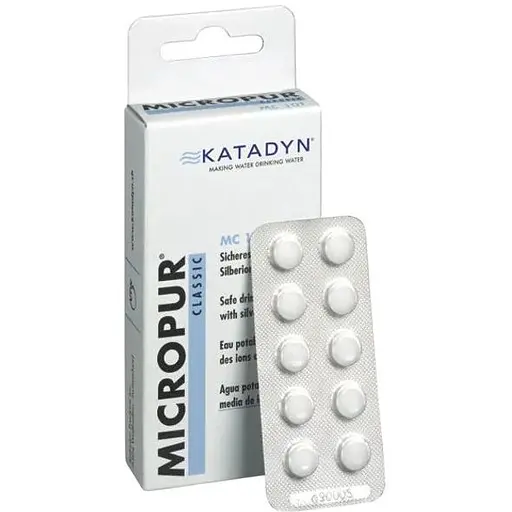 Таблетки для очистки воды Katadyn Micropur Classic MC 10T (KAT-50201)