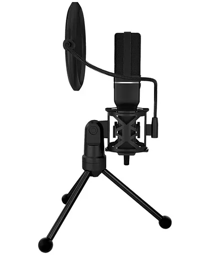 Профессиональный всенаправленный конденсаторный микрофон Marvo MIC-03 на штативе USB - фото 4