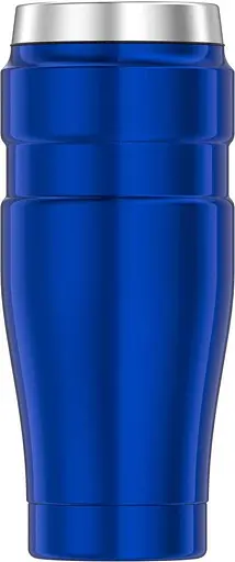 Термокружка без ручки Thermos 0.47 л Stainless King Travel Metallic Blue (160027) - фото 2