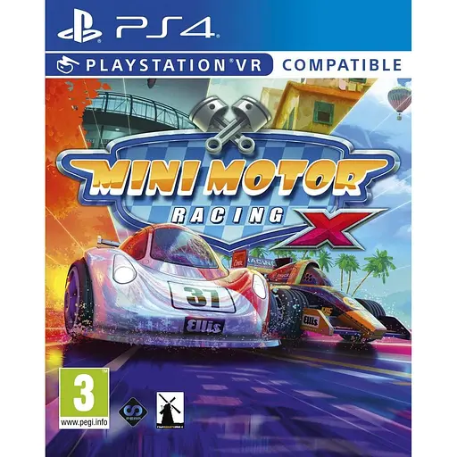 Игра Sony PlayStation 4 Mini Motor Racing X Английская Версия Б/у - фото 1