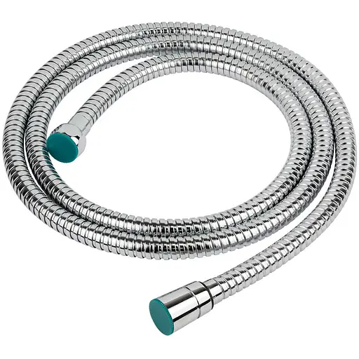 Шланг для ручного душа Aquatica 1/2" SS хромированный с подшипником 175 см (9792022) - фото 1