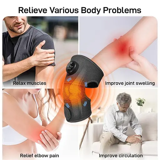 Масажер для колін з підігрівом, Грелки для колін при артриті колін - фото 9