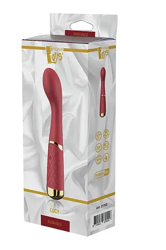 Вібратор для точки G Dreamtoys Romance 19.5 см бордовий - фото 6