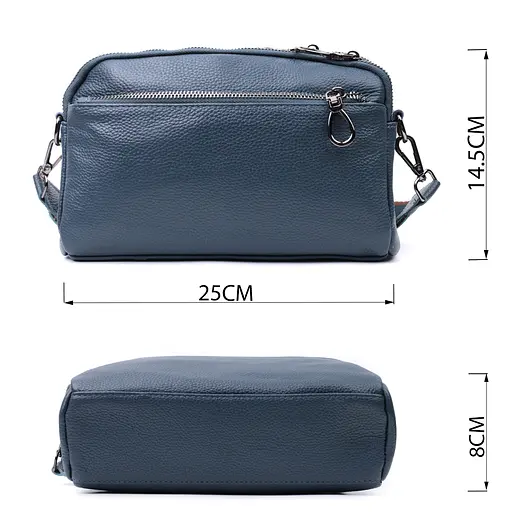 Жіноча шкіряна сумка Vintage 25х14.5х8 см sum0026552 - фото 3