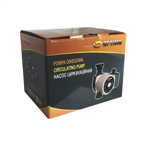 Циркуляційний насос Optima OP25-40 180 мм. (+Гайки, + кабель з вилкою) - фото 4
